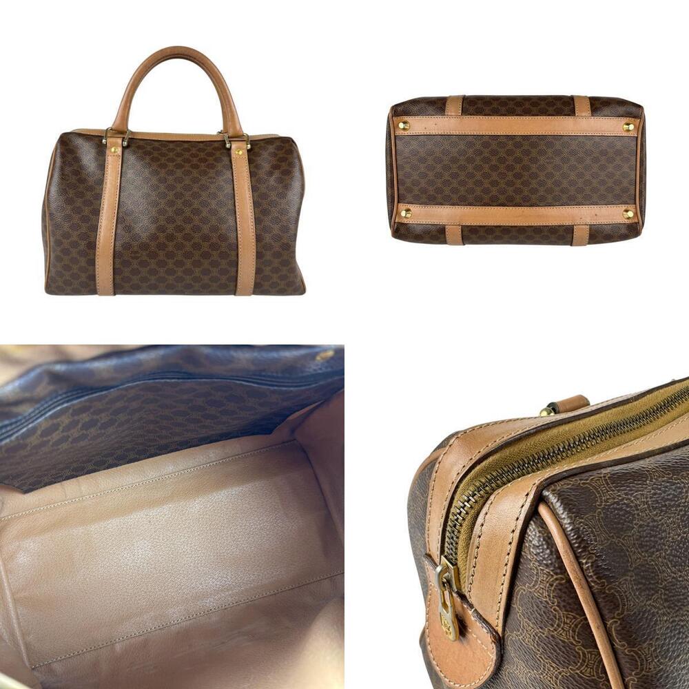 Celine handbag brown coated canvas macadam lining - Picture 3 of 4